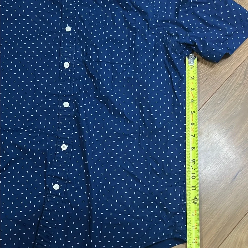 St. John's Bay Blue Casual Button Down Shirt